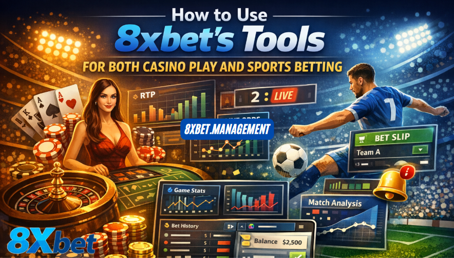 How to Use 8xbet’s Tools for Both Casino Play and Sports Betting