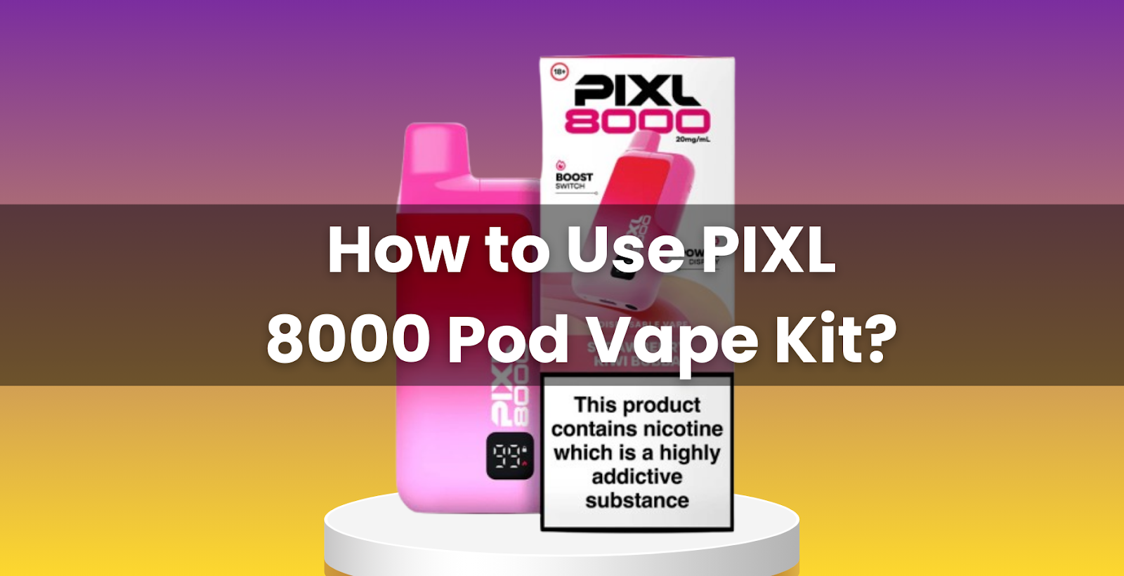 How to Use Elux Legend Nic Salt E-Liquids?