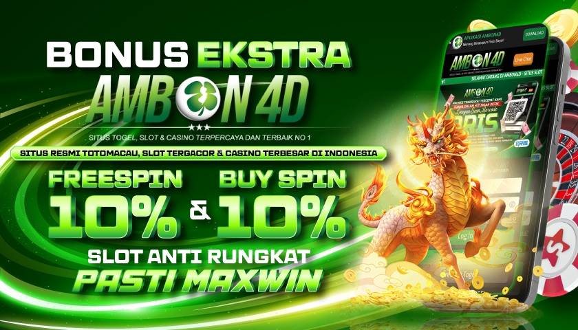 AMBON4D Situs Toto Terpercaya dengan Pasaran Togel Terpopuler