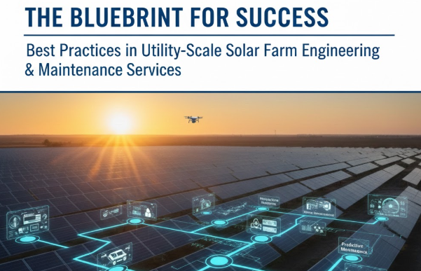 The Blueprint for Success: Best Practices in Utility-Scale Solar Farm Engineering & Maintenance Services